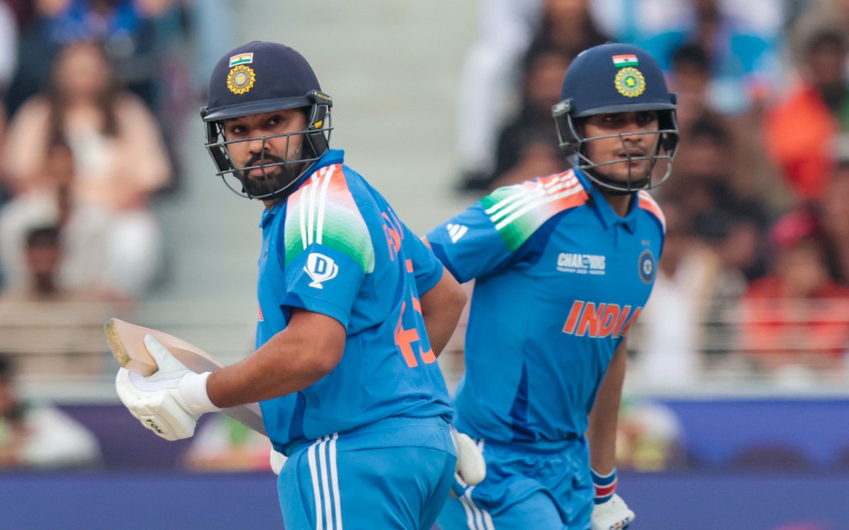 Champions Trophy: What was good to see was that Gill stayed there till the end, says Rohit Sharma