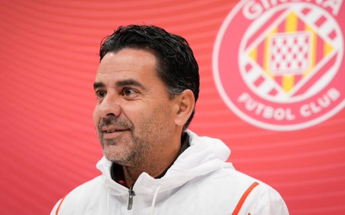 Girona coach focuses on match, not on Real's campaign against referees