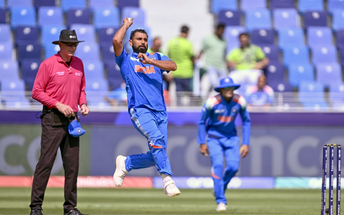 Ind Vs Pak: Shami Bowls Longest Champions Trophy Over By An Indian