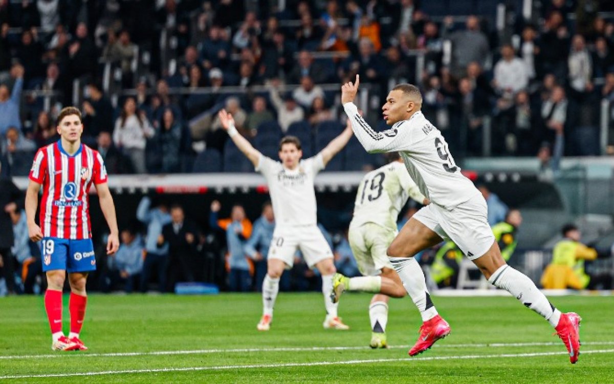 Mbappe scores equaliser for Real Madrid in Atletico draw