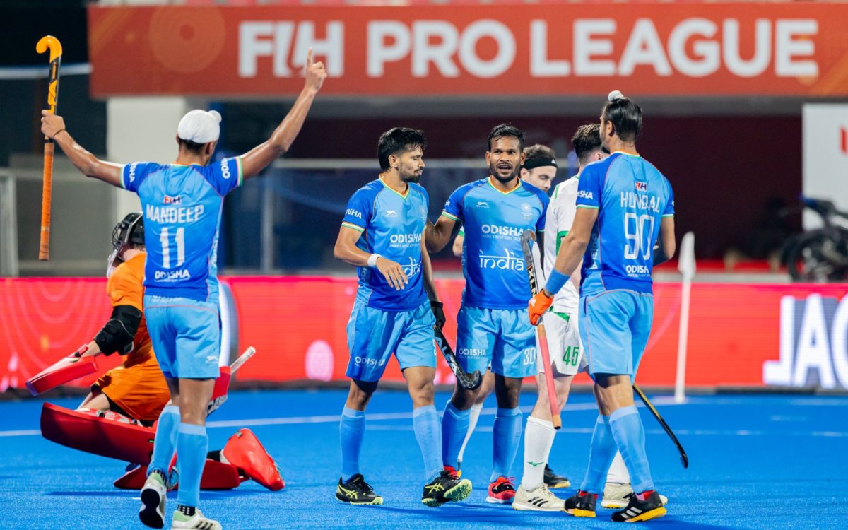 Men's FIH Pro League: Dominant India defeat Ireland 4-0 for clean sweep