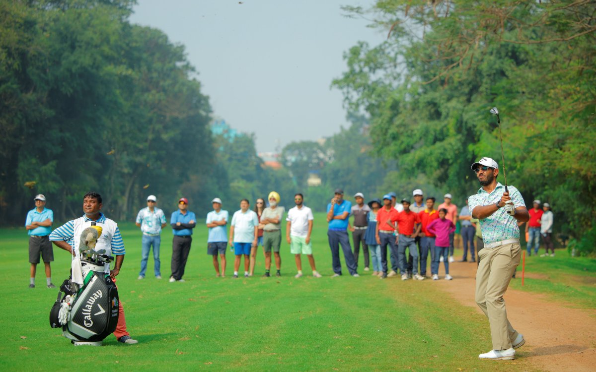 Players Championship Golf: Yuvraj Sandhu Shoots A Steady 68, Holds On To Lead