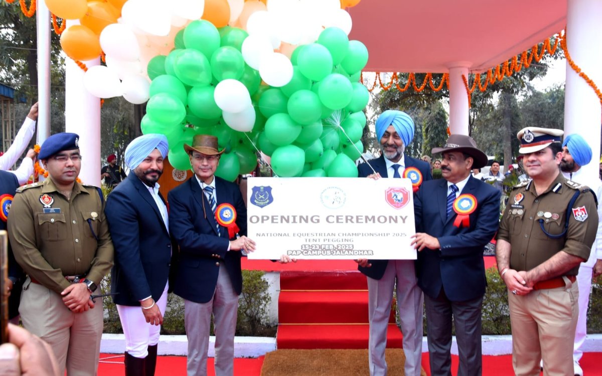 Punjab DGP opens National Equestrian Championship