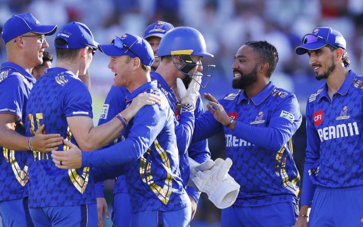 SA20: MI Cape Town crush Pretoria Capitals to close out a perfect record at Newlands