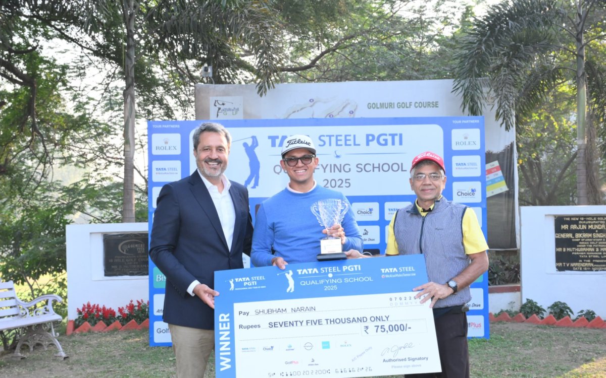 Shubham Narain triumphs on third playoff hole to win PGTI Qualifying School 2025