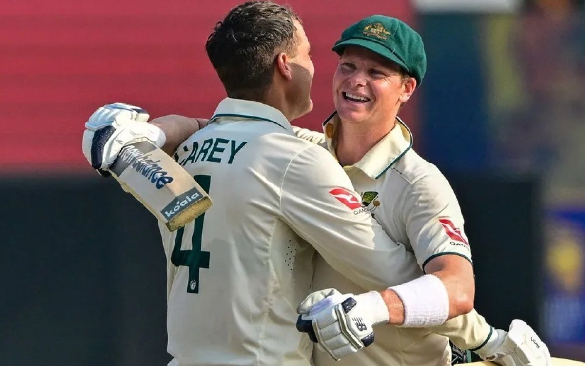 Smith, Carey hundreds put Australia on top in Galle