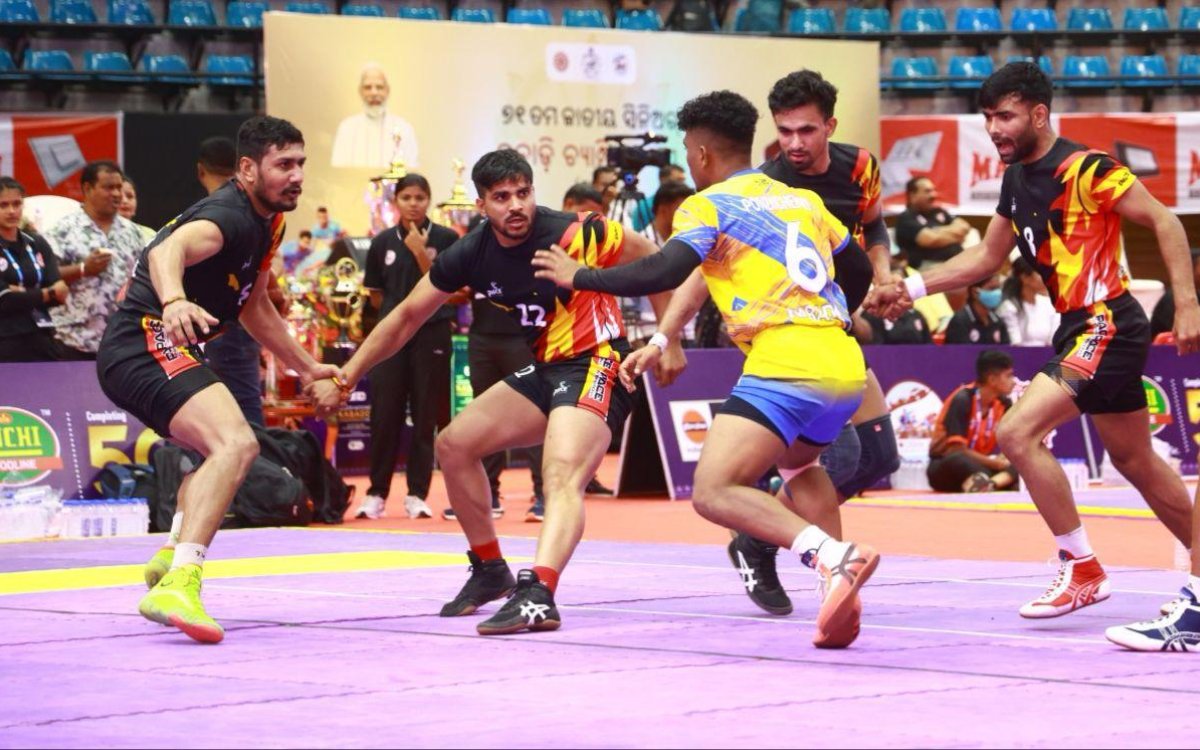 Sr National Kabaddi: Maharashtra, Haryana, Services Advance In Dominant Fashion