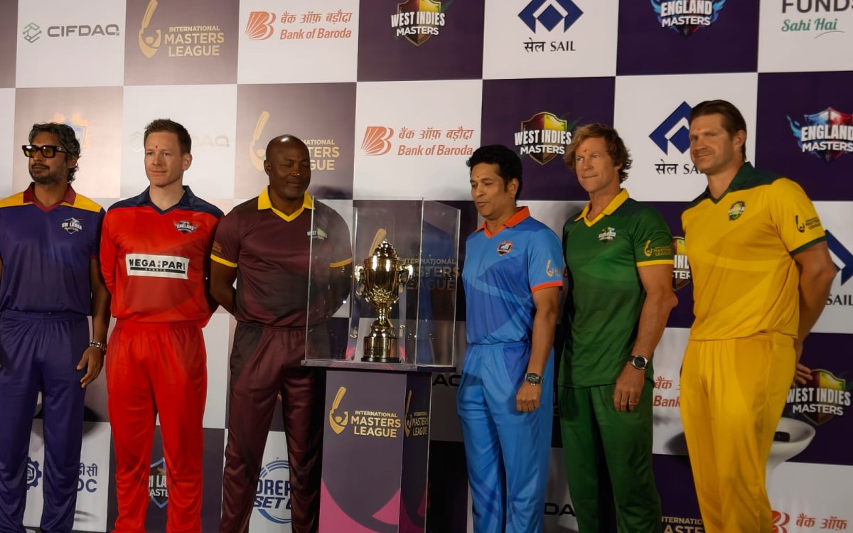 Tendulkar, Lara, Sanga set to renew rivalry as IML unveils the trophy for inaugural season