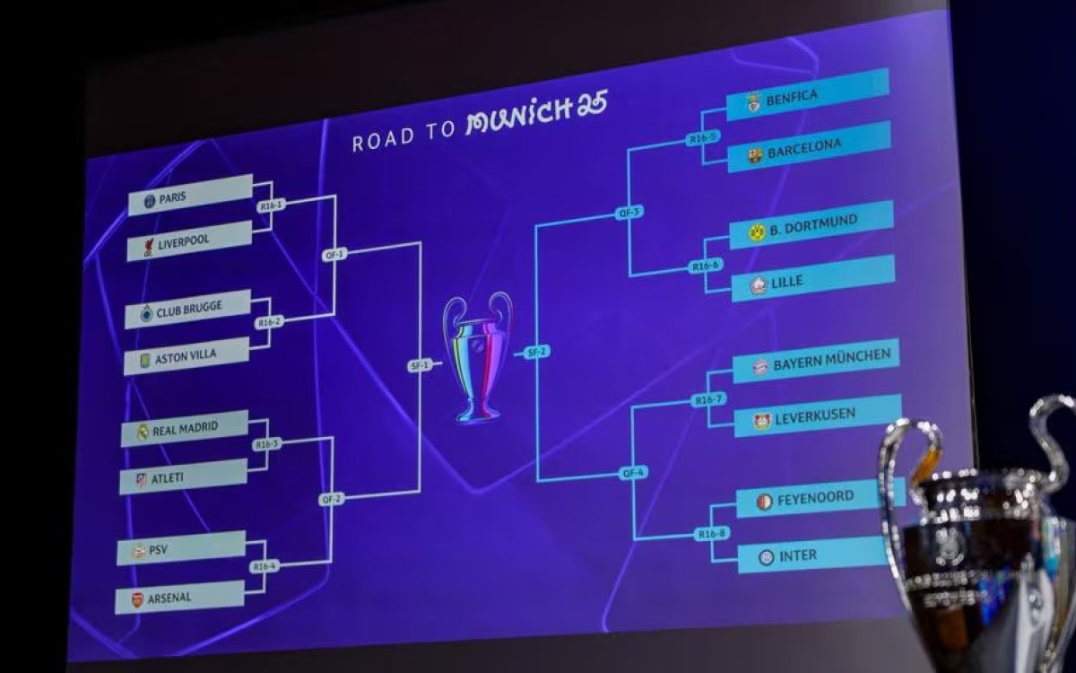 UCL 2024-25: Real Vs Atletico, PSG Vs Liverpool, Bayern Vs Leverkusen Headline Ro16 Draw