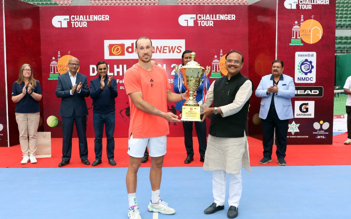 Unseeded Kyrian Jacquet Upsets Second Seed Billy Harris To Win Delhi Open 2025 Singles Title