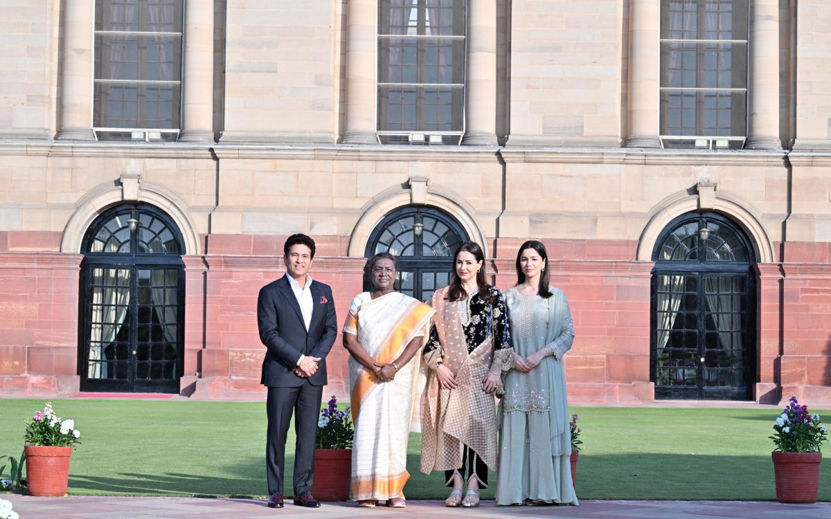 Warmth, Hospitality By Prez Droupadi Murmu Made My Rashtrapati Bhavan Visit Special: Sachin Tendulkar