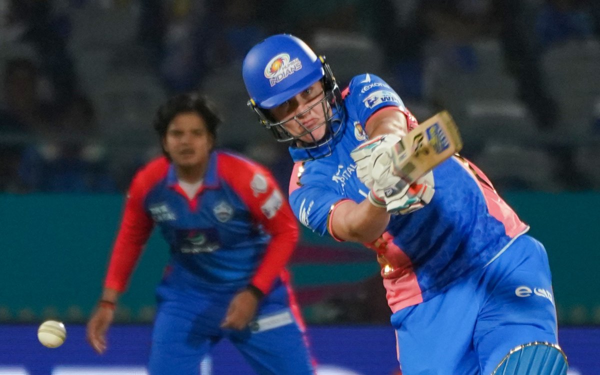 WPL 2025: Sciver-Brunt’s Lone Battle Lifts MI To 164 As Delhi Bowlers Strike Late