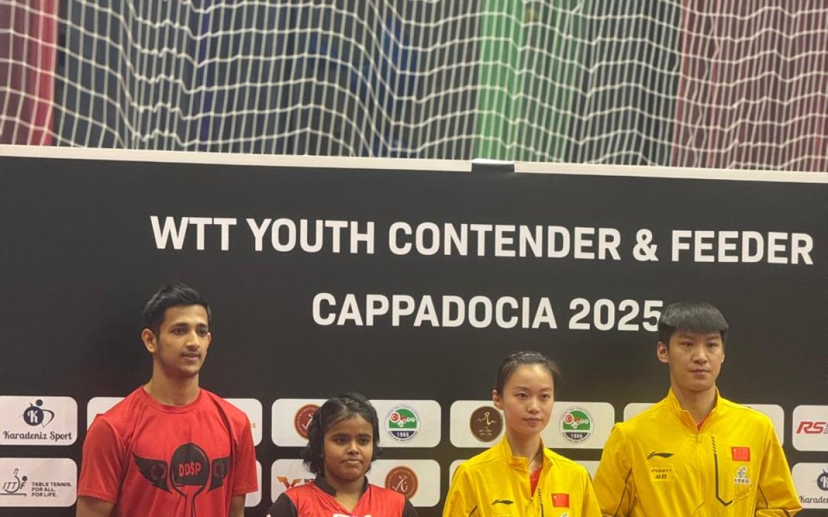 WTT Feeder Cappadocia 2025: Poymantee Baisya Bags Silver In Mixed Doubles