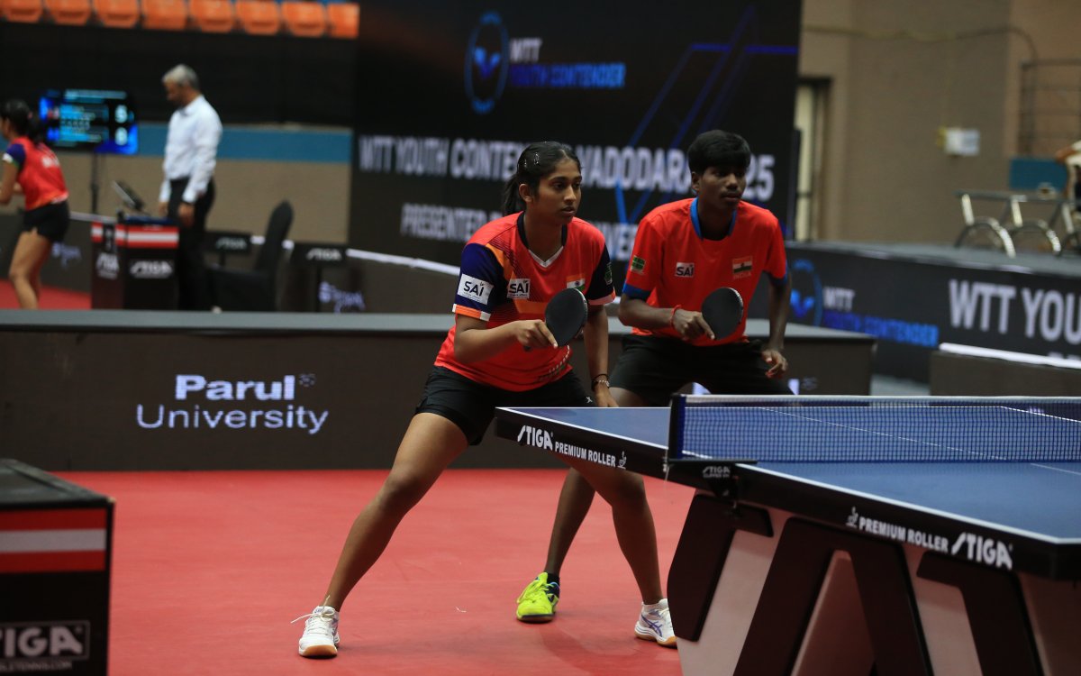 WTT Youth Contender: Varghese, Rajasekaran, Ananya, and Ritvik strike gold in mixed doubles