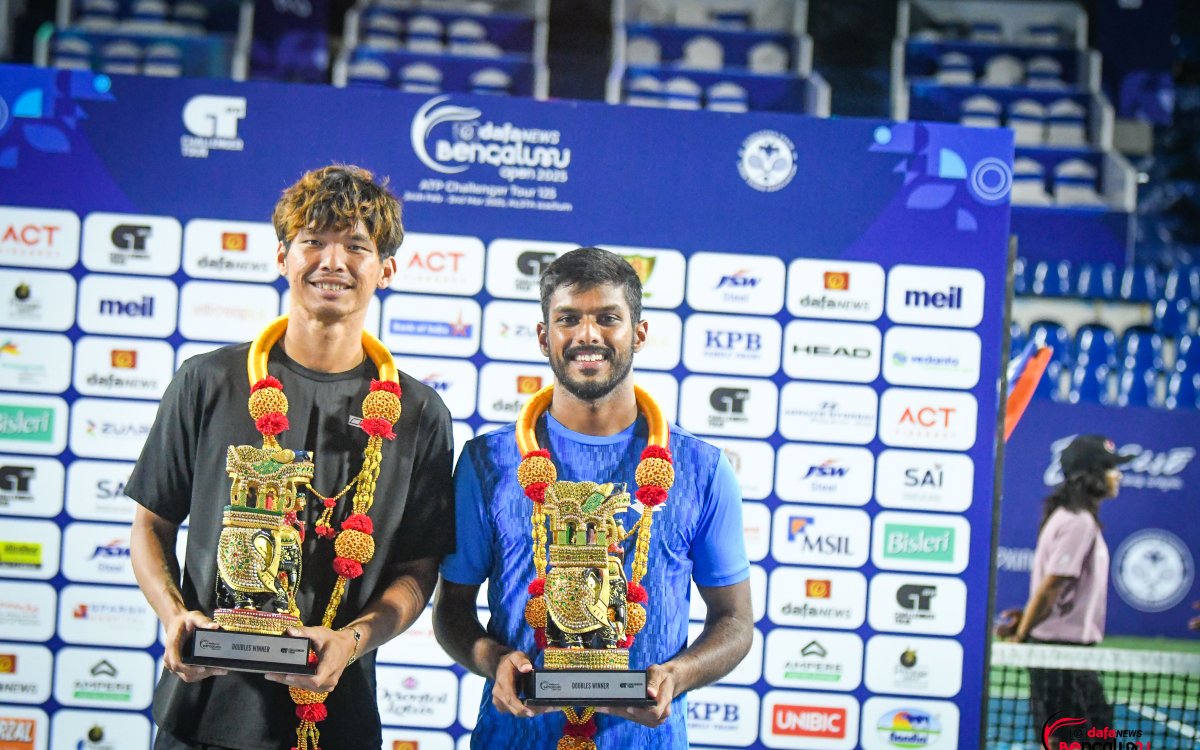 Bengaluru Open 2025: Top Seeds Chandrasekar/Ho Win Doubles Title With Straight Sets Win