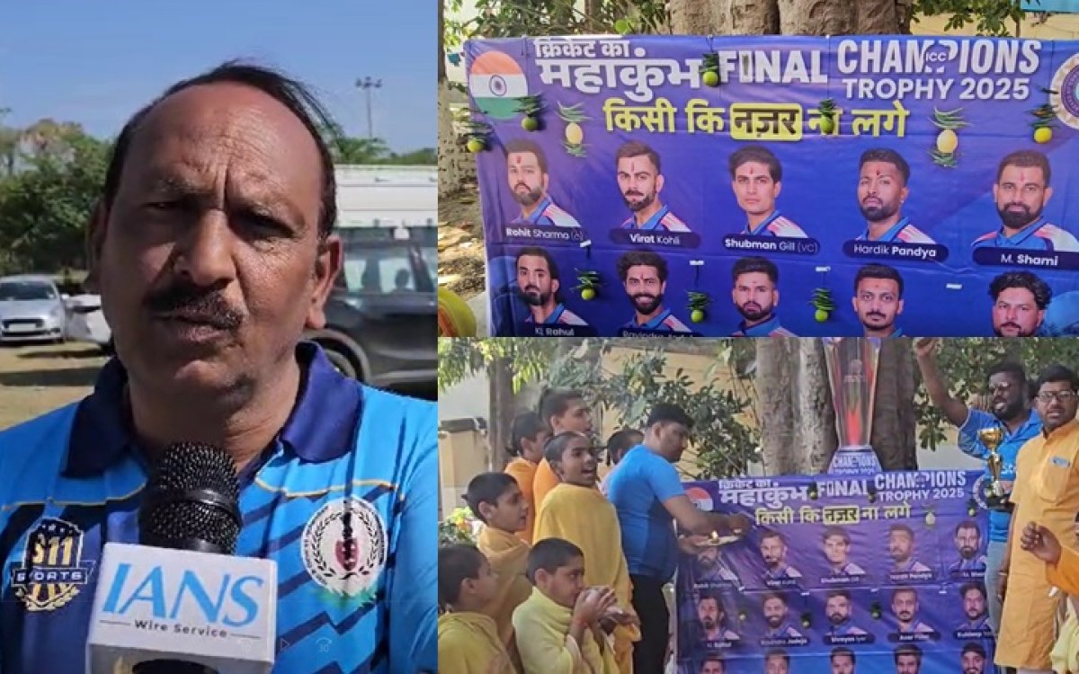 Champions Trophy: Cricket Fans Perform Puja For India s Win