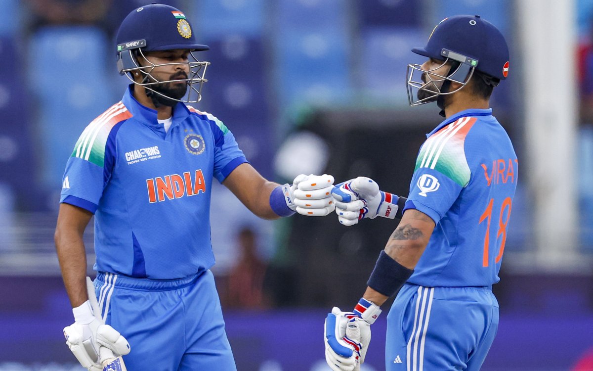 Champions Trophy: Kohli, Iyer Among Five Indians Named In ICC s Team Of The Tournament