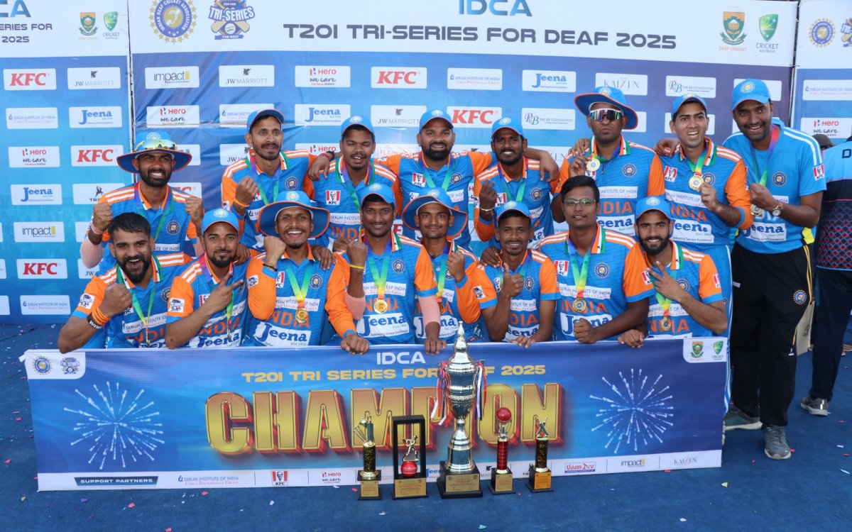 India Clinch Tri-series For Deaf With 7-wicket Win Over Australia