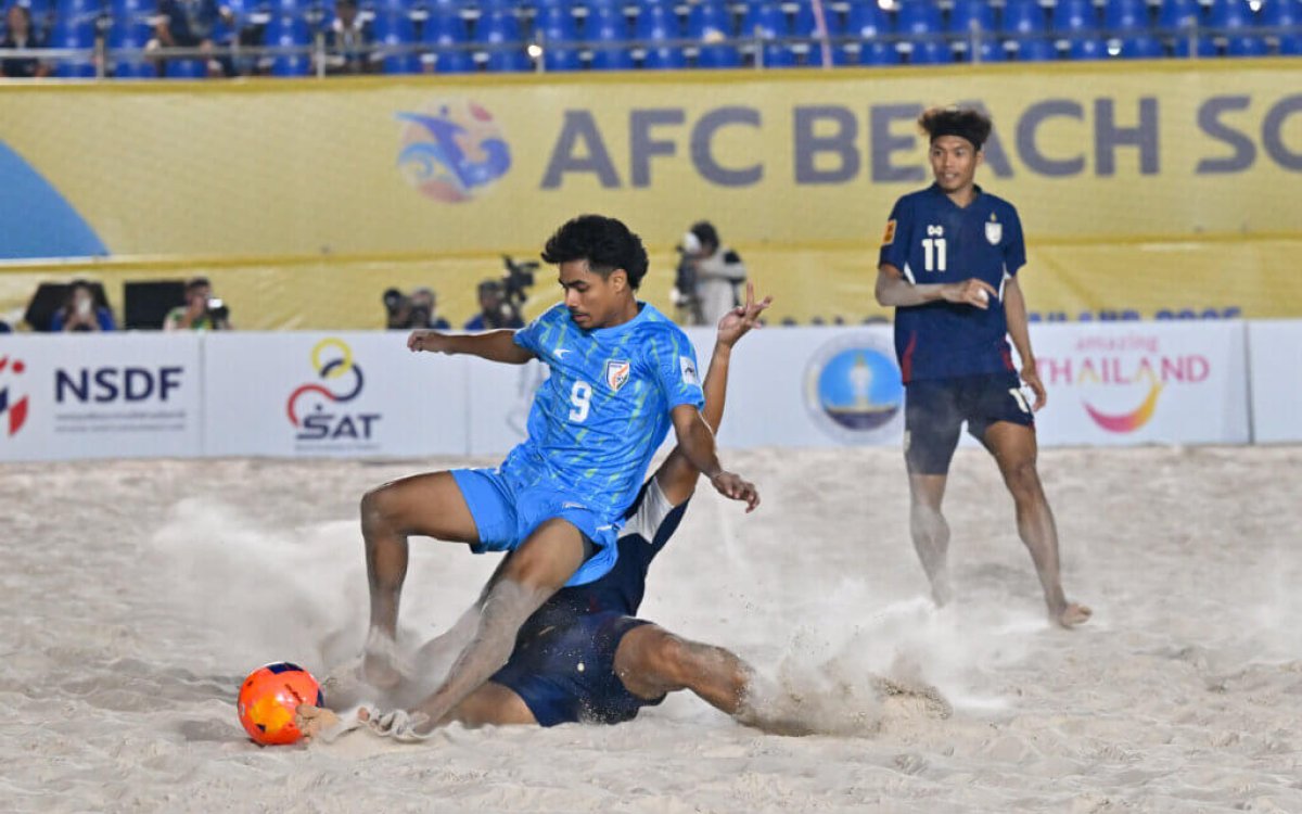 India go down to Thailand in AFC Beach Soccer Asian Cup opener