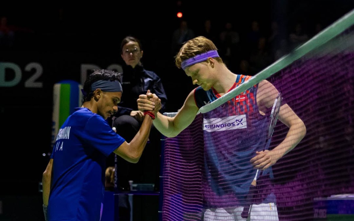 Indian qualifier Sankar Subramanian stuns world no. 2 Anders Antonsen in Swiss Open