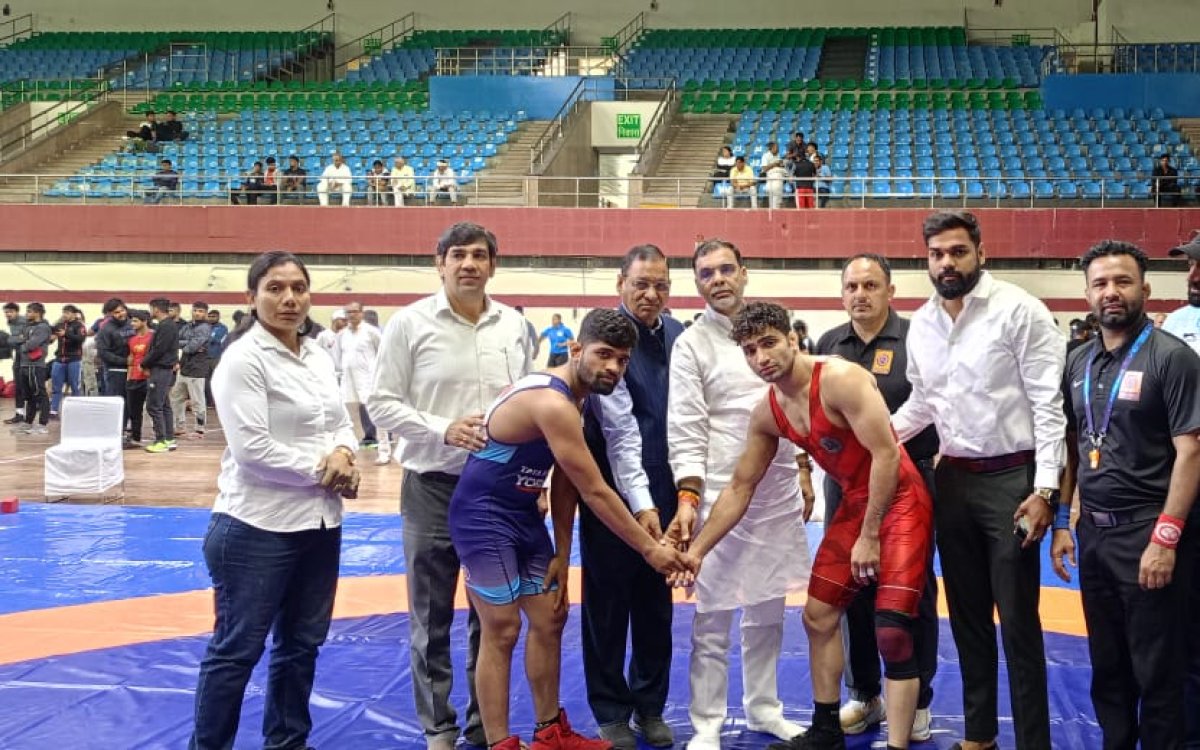 Injured Sehrawat Misses Out As WFI Conducts Trials For Asian Wrestling Championships (Ld)