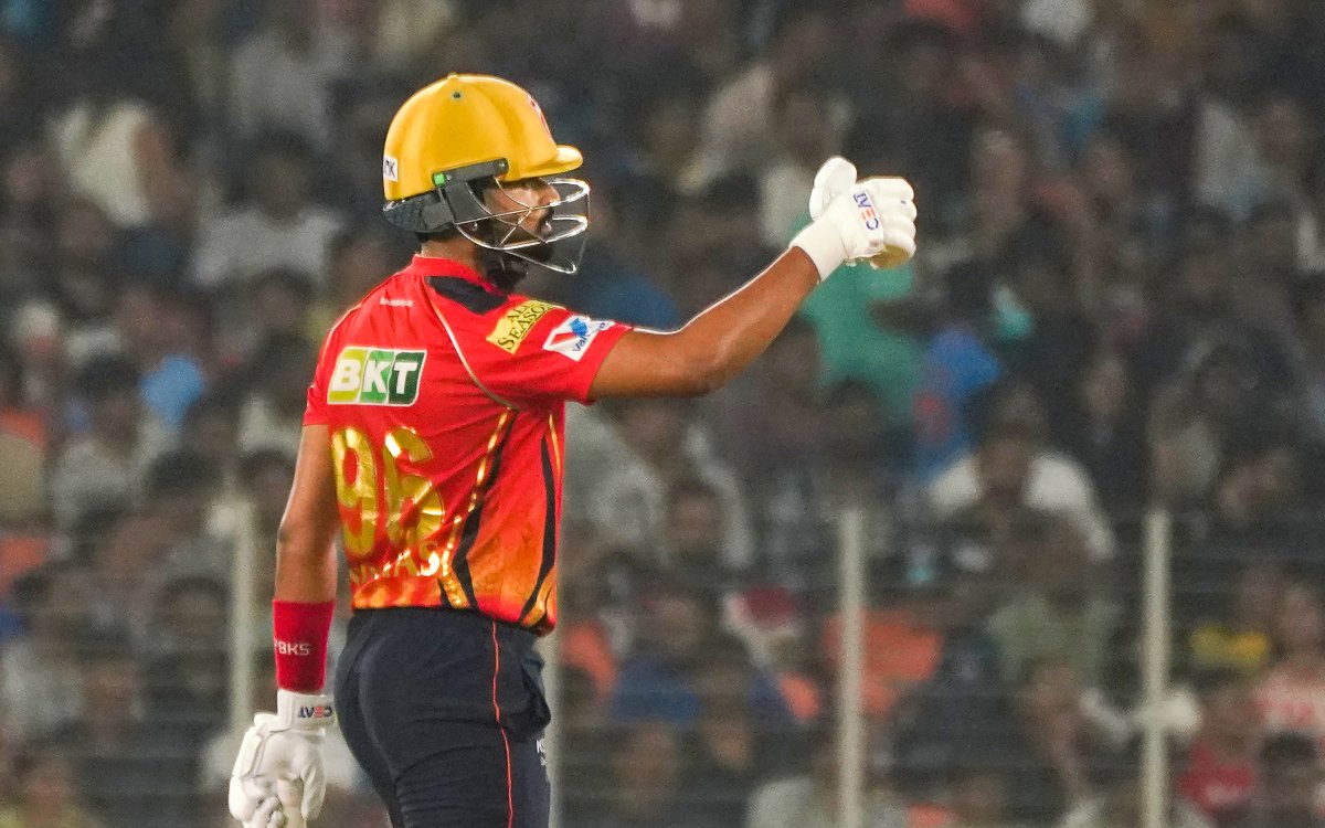 IPL 2025: Power-hitting by Iyer, Shashank, Arya help PBKS post mammoth 243/5 vs GT