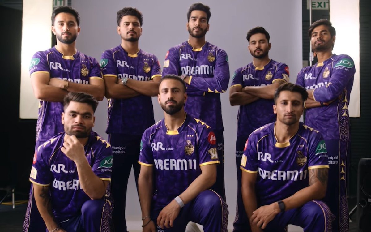 KKR Unveil Three-star Jersey For IPL 2025 Season