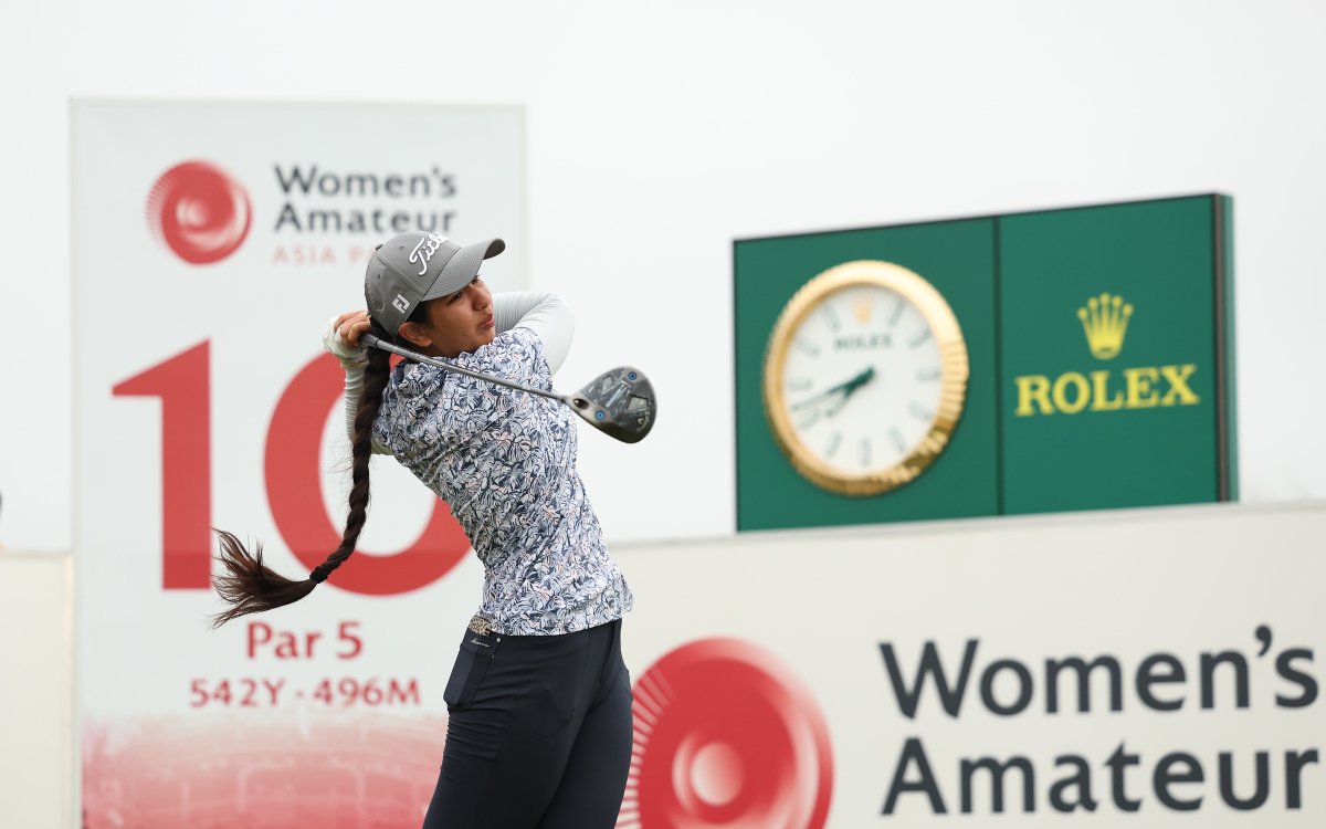 Mannat Brar shoots superb 67, lies in Top-10 at Women’s Asia-Pacific golf