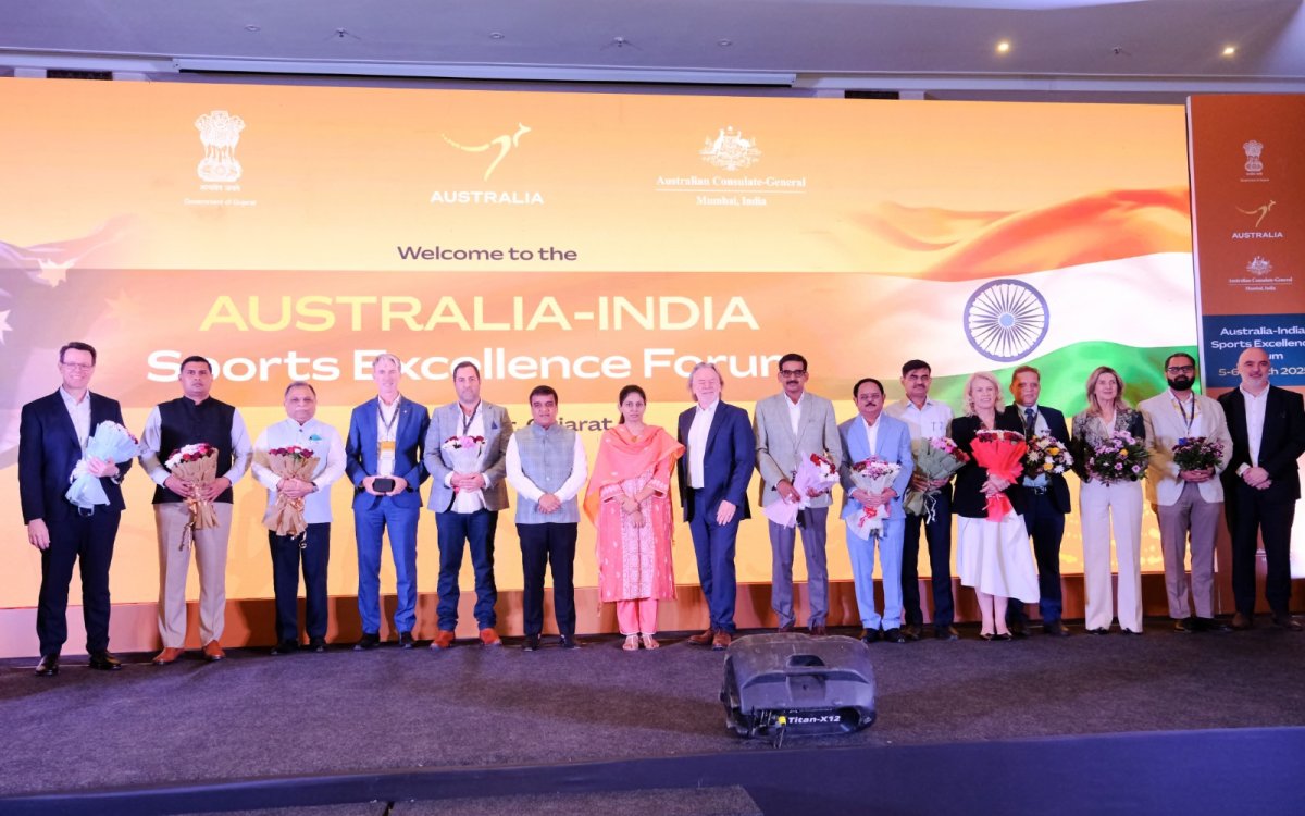 MoS Raksha Khadse graces Australia-India Sports Excellence Forum in Gujarat