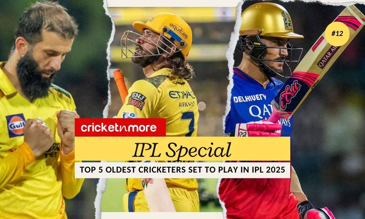 Top 5 Oldest Cricketers Set to Play in IPL 2025