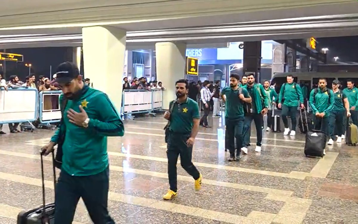 Pakistan team arrives in Christchurch for white-ball series against New Zealand