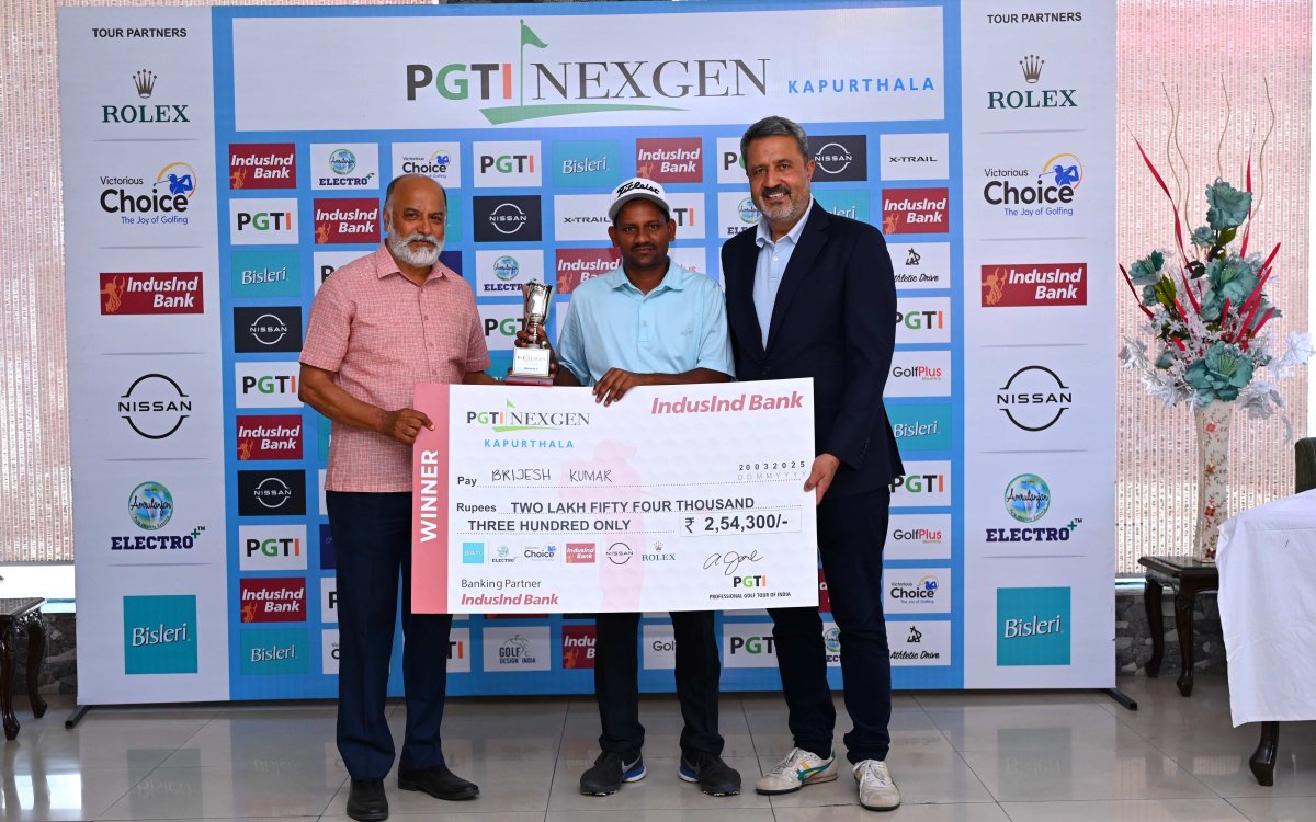 PGTI NexGen: Brijesh Kumar produces final round of 67 to register come-from-behind victory