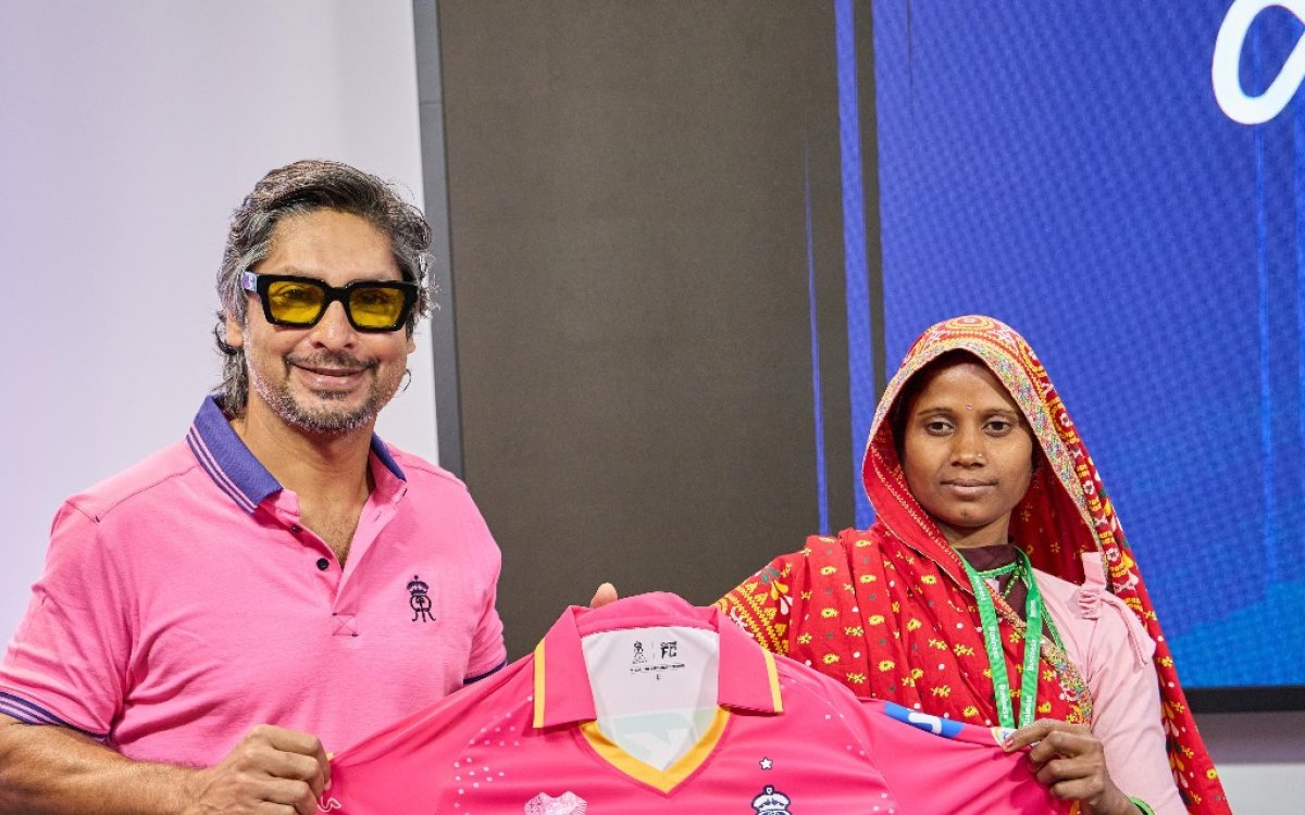 Rajasthan Royals Launch  Pink Promise  Jersey On International Women s Day