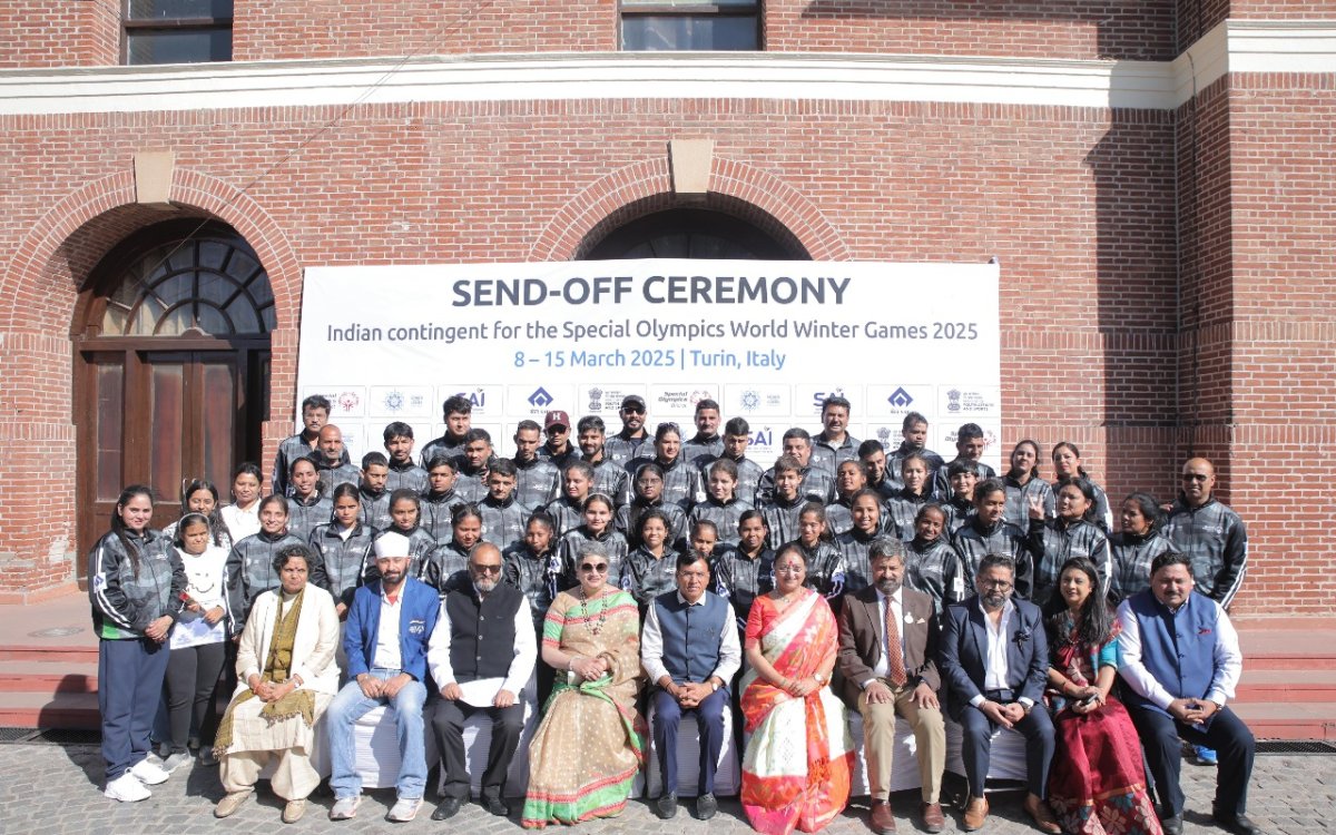 Special Olympics Bharat Sends Off Largest Ever Indian Contingent For World Winter Games