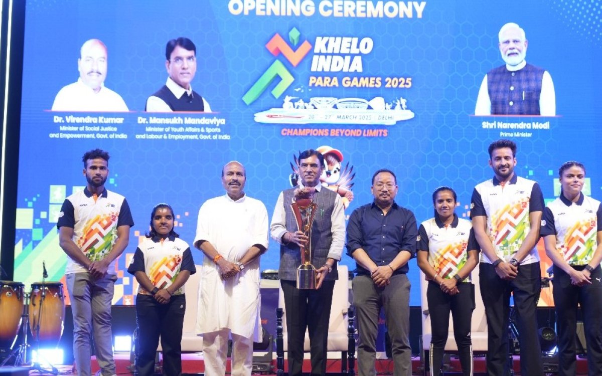 Sports Min Mandaviya declares 2nd Khelo India Para Games open