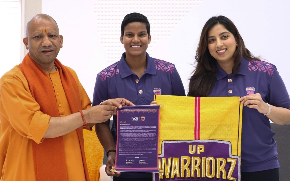 WPL 2025: CM Adityanath wishes luck to UP Warriorz team for first-ever home leg