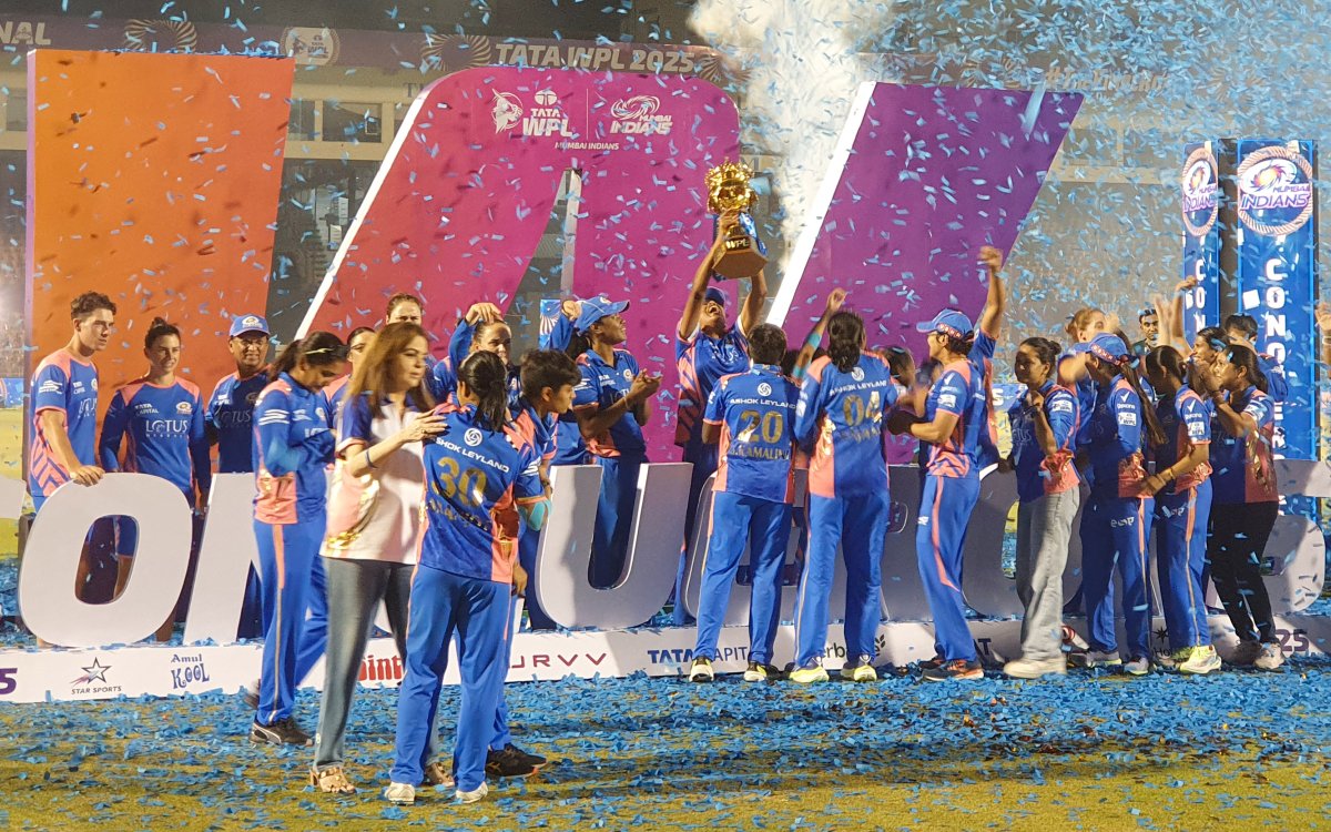 WPL 2025: Mumbai Indians Players Soak In The Feeling Of Being Champions For Second Time